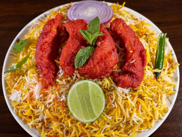 Fish Biryani.