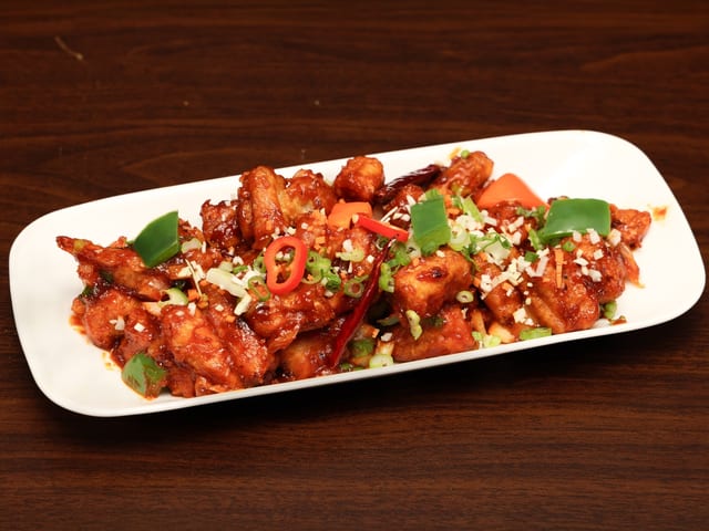 Chilli Babycorn.