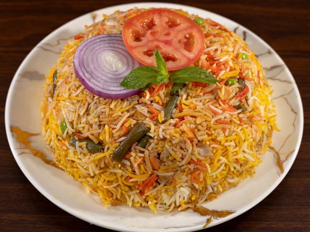 Veg Biryani.
