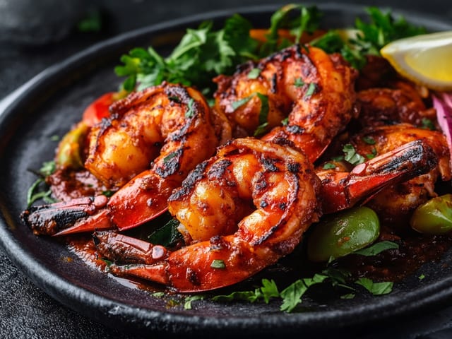 Shrimp Tikka Tandoor.